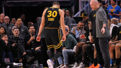 Warriors star Steph Curry will have tests done on his right ankle.