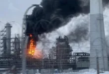 Russian refinery is destroyed by Ukraine in significant attack
