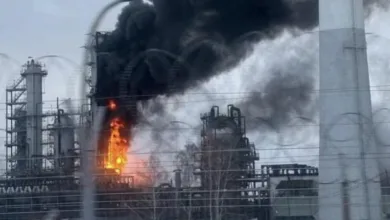 Russian refinery is destroyed by Ukraine in significant attack